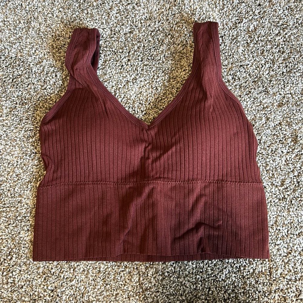 Maroon bra